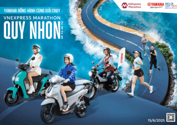 YAMAHA ACTIVATION BOOTH AT  QUY NHON VNEXPRESS MARATHON 2025